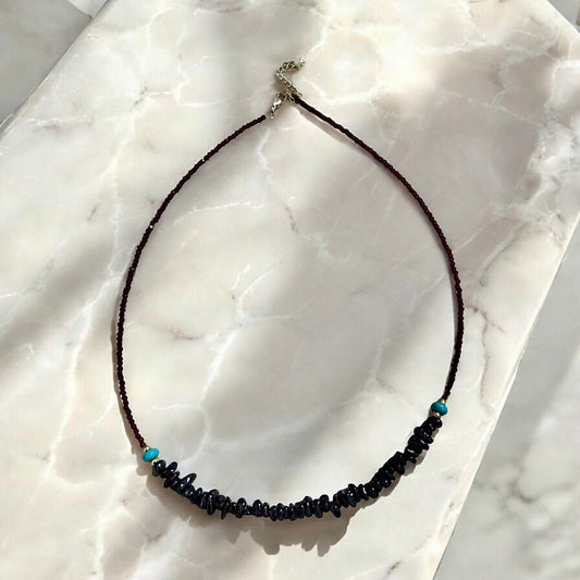 Garnet necklace