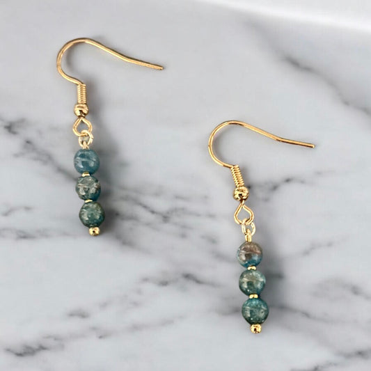 Apatite 925 earrings