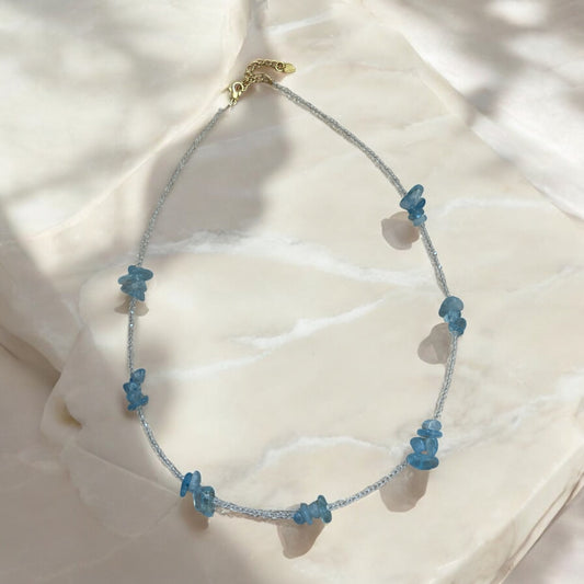 Aquamarine necklace