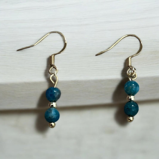 Apatite drop earrings